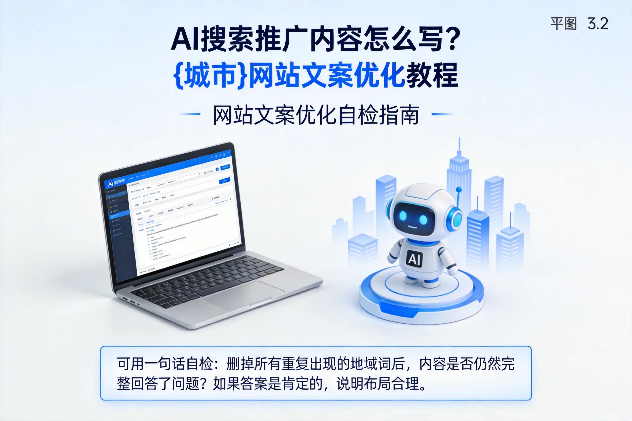 AI搜索推广内容怎么写?胡杨河网站文案优化教程