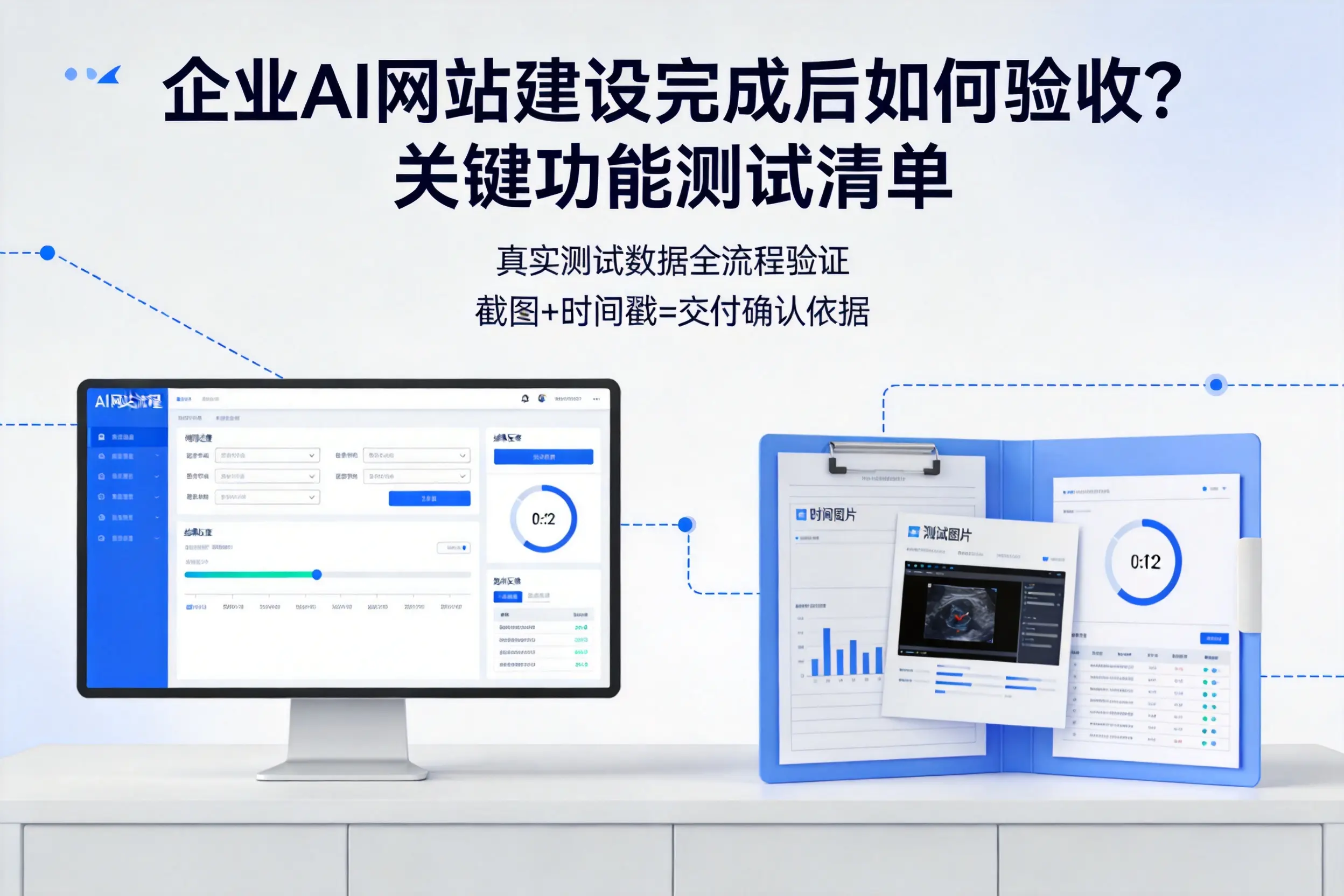 胡杨河企业AI网站建设完成后如何验收?关键功能测试清单