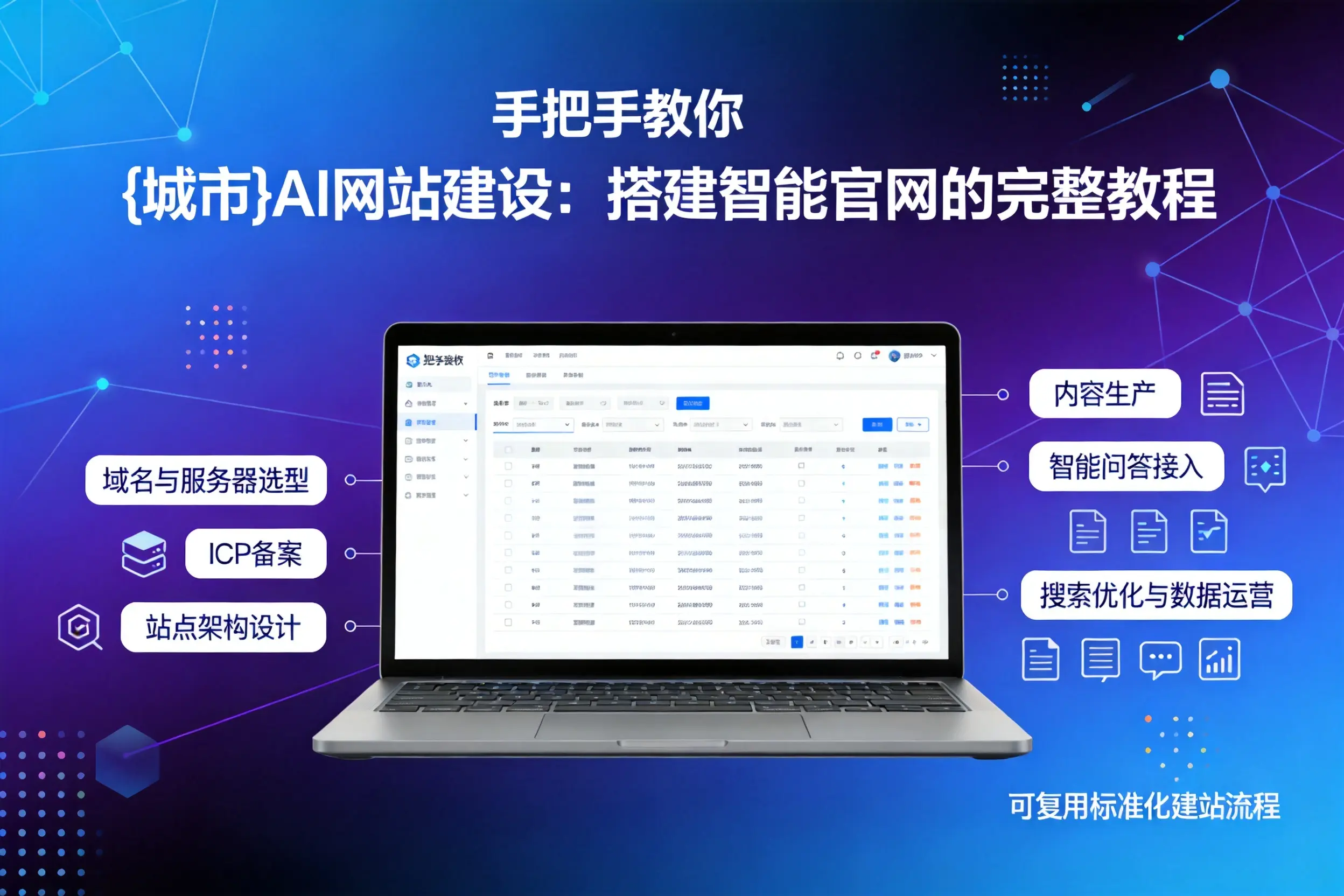 手把手教你胡杨河AI网站建设：搭建智能官网的完整教程