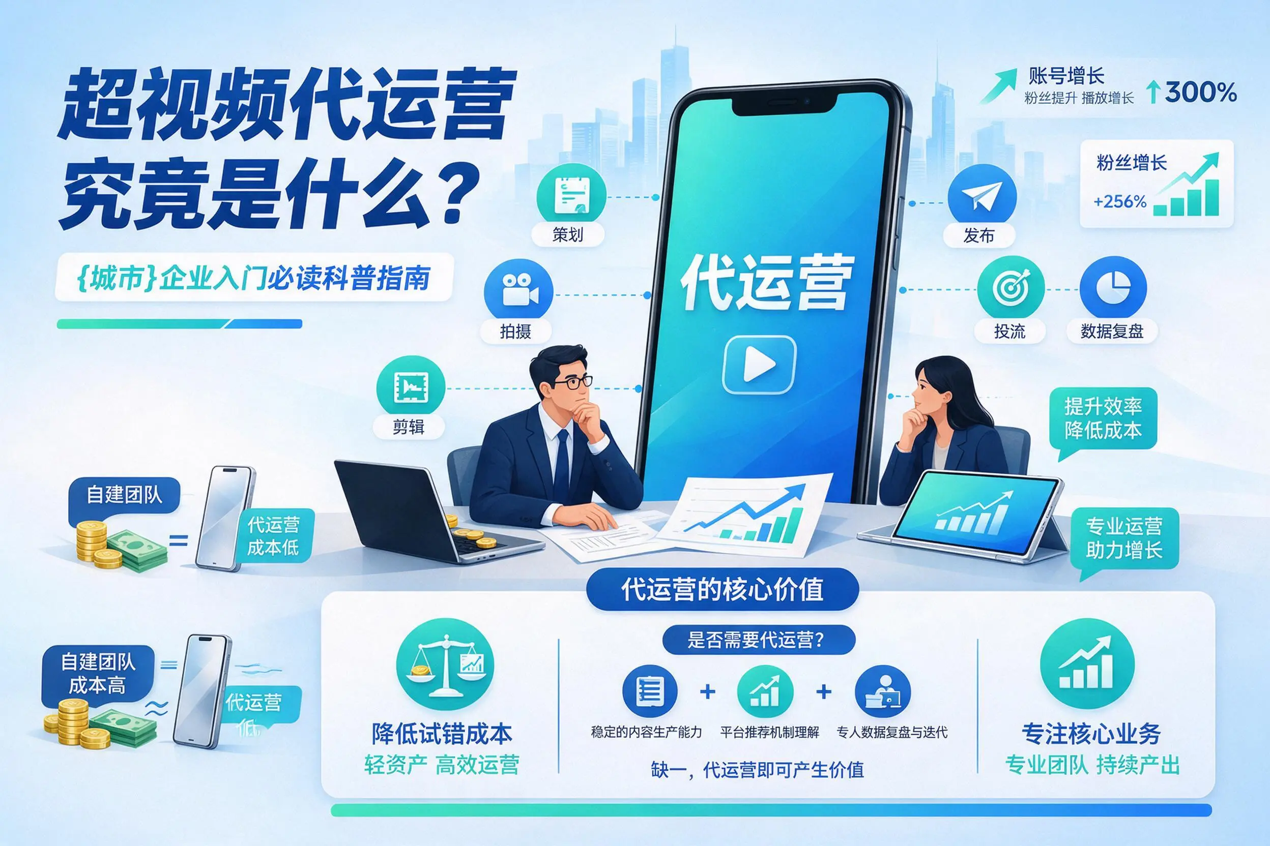 短视频代运营究竟是什么？胡杨河企业入门必读科普指南