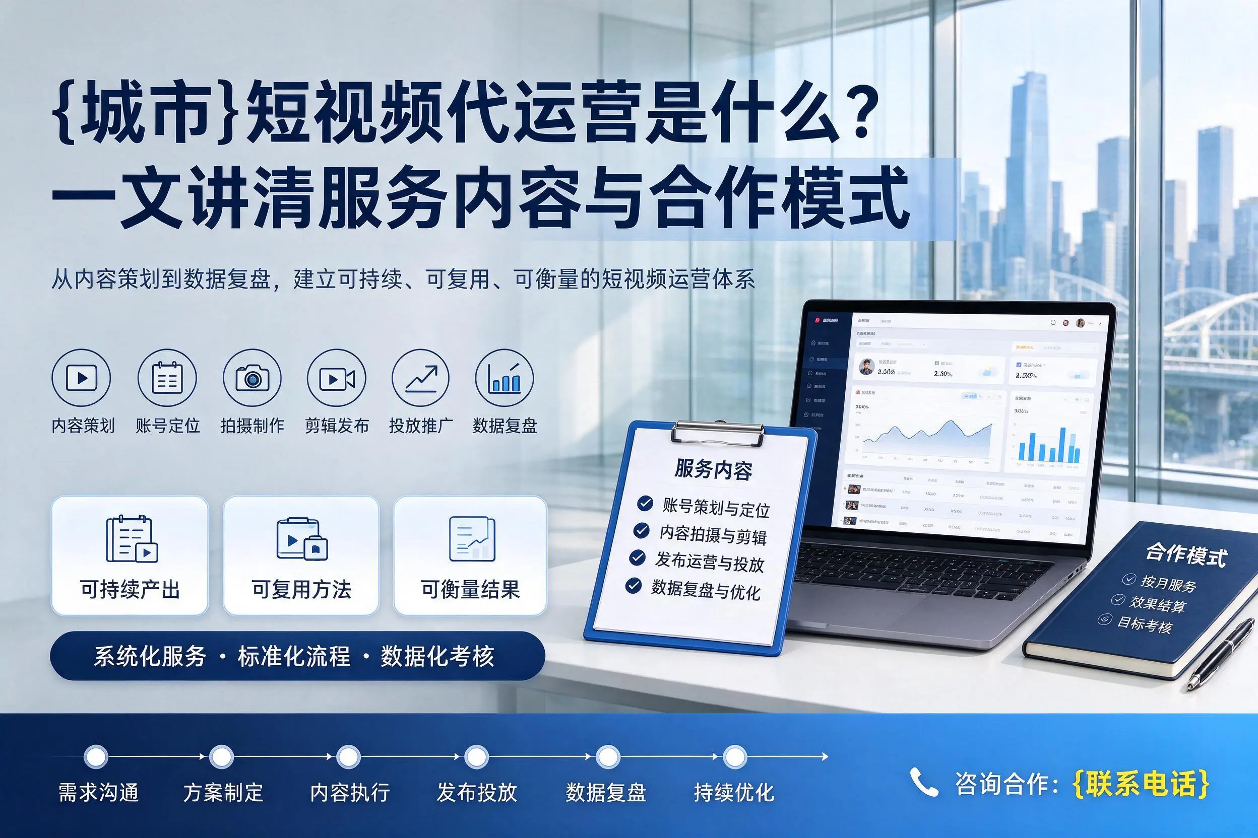 胡杨河短视频代运营是什么?一文讲清服务内容与合作模式