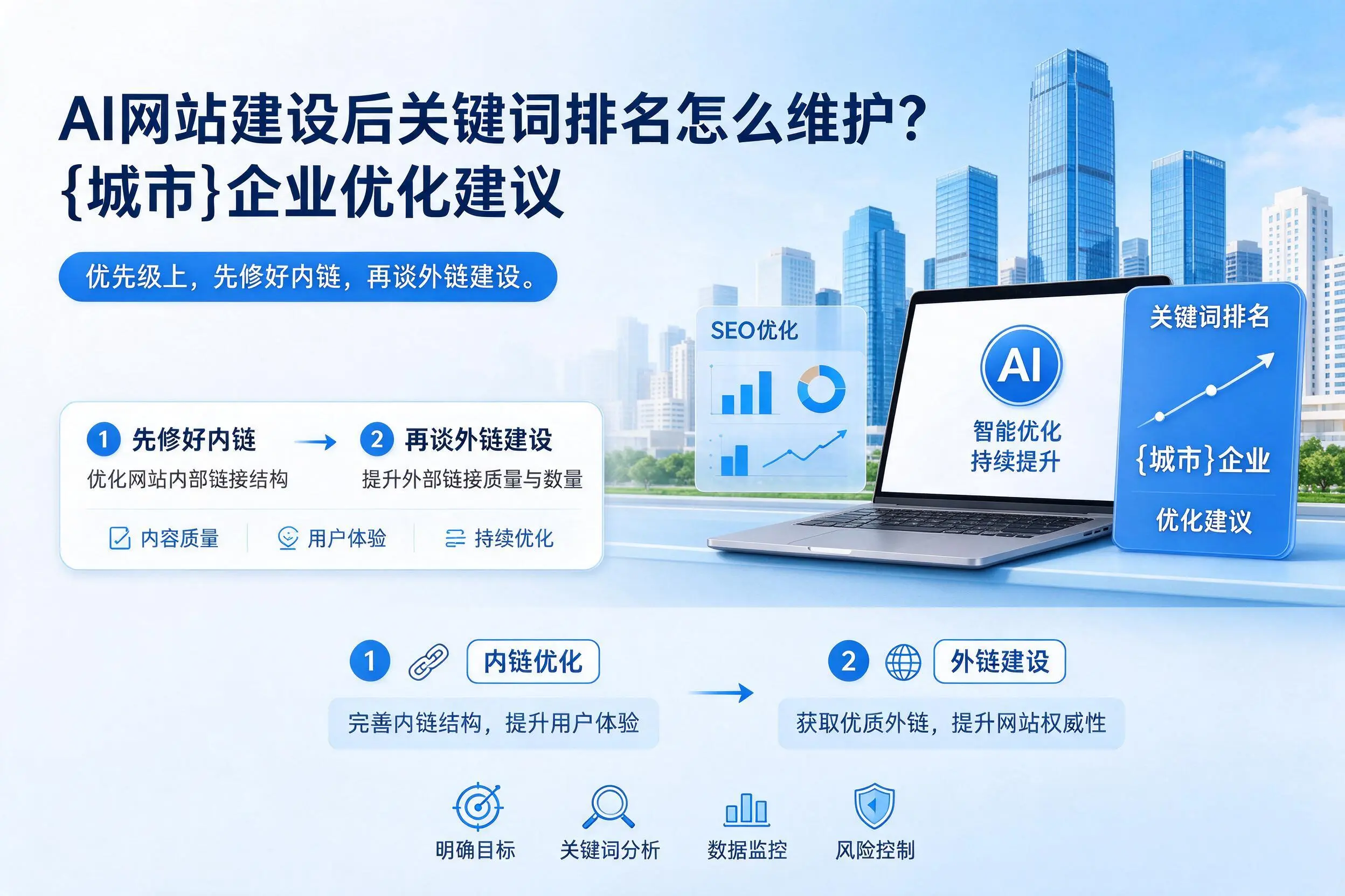 AI网站建设后关键词排名怎么维护？胡杨河企业优化建议