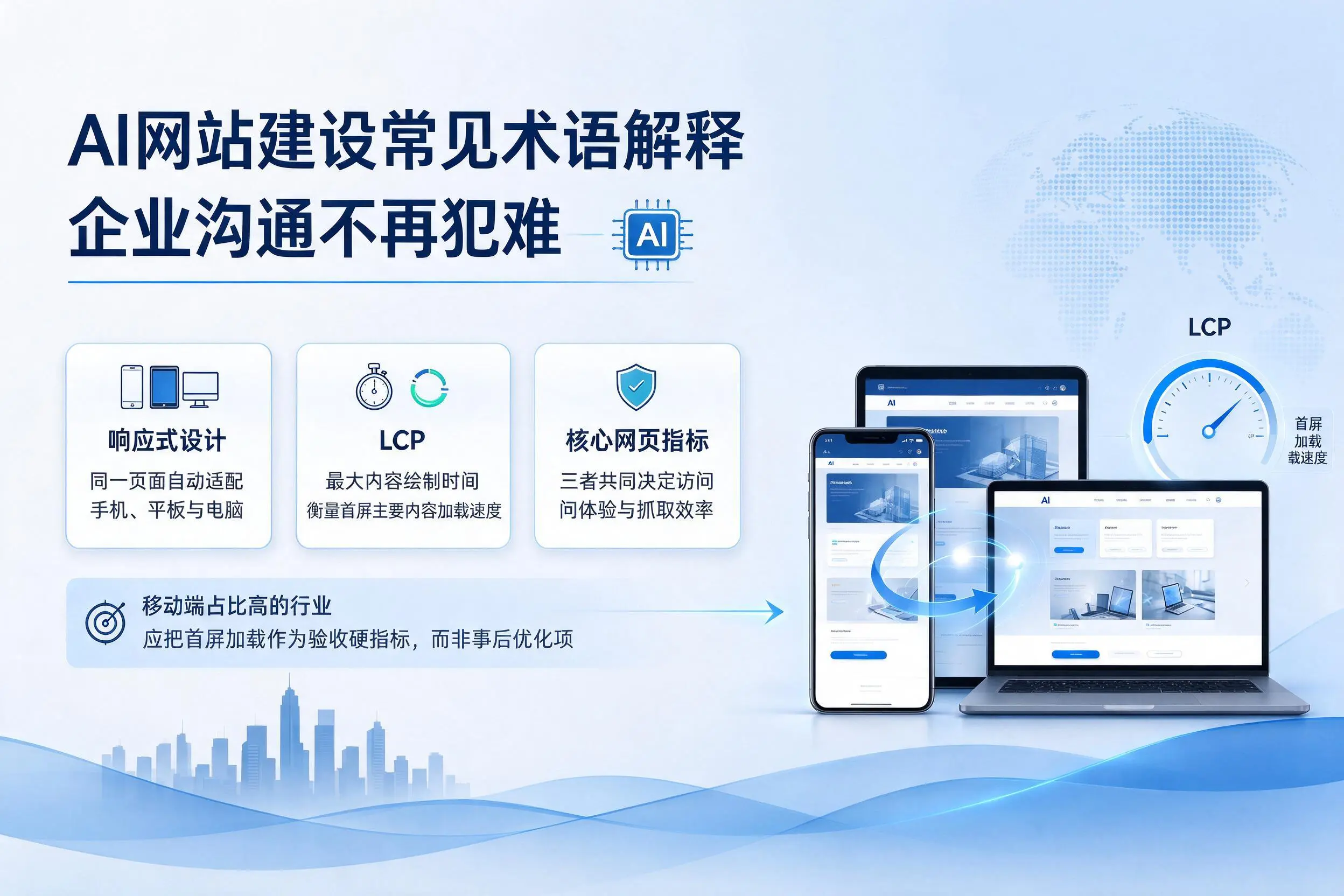 AI网站建设常见术语解释，胡杨河企业沟通不再犯难